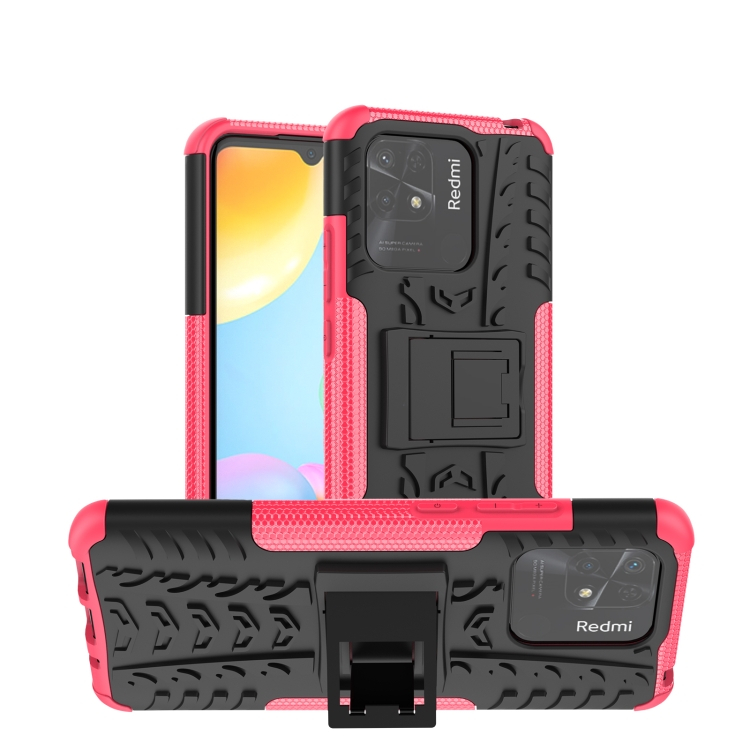 STAND Extra odolný obal Xiaomi Redmi 10C růžový