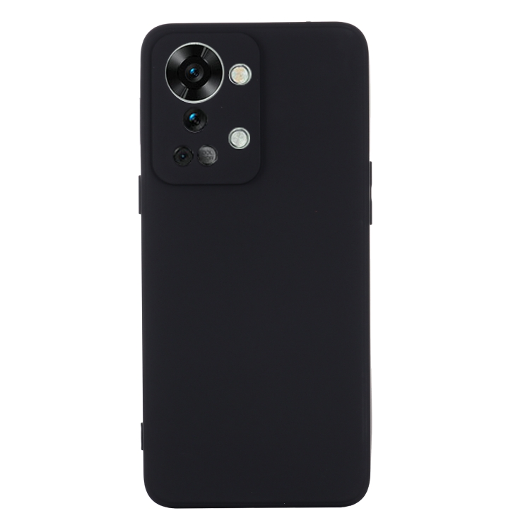 Levně RUBBER Ochranný kryt pro OnePlus Nord 2T 5G černý