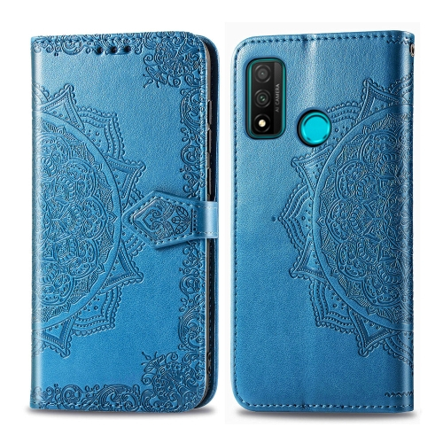 FORCELL ART Peňaženkový obal Huawei P Smart 2020 ORNAMENT modrý