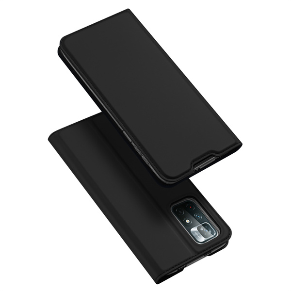 Levně DUX Peněženkový kryt Xiaomi Poco M4 Pro 5G / Redmi Note 11S 5G černý