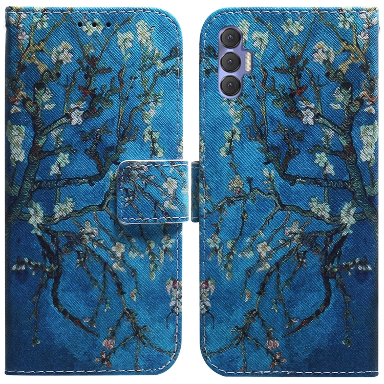 Levně ART Peněženkový kryt Tecno Spark 8 Pro APRICOT BLOSSOM