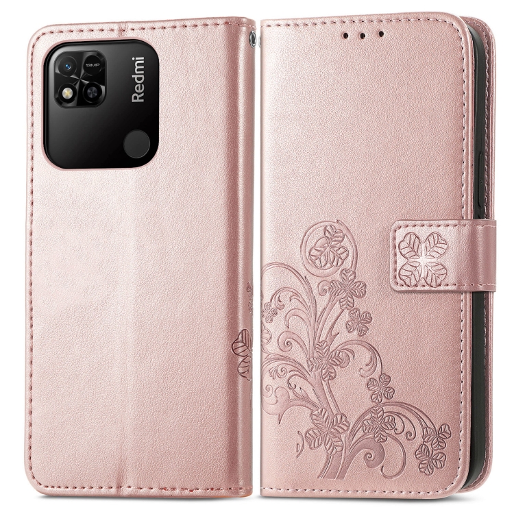 Levně ART FLOWERS Peněženkový kryt Xiaomi Redmi 10A světle růžový