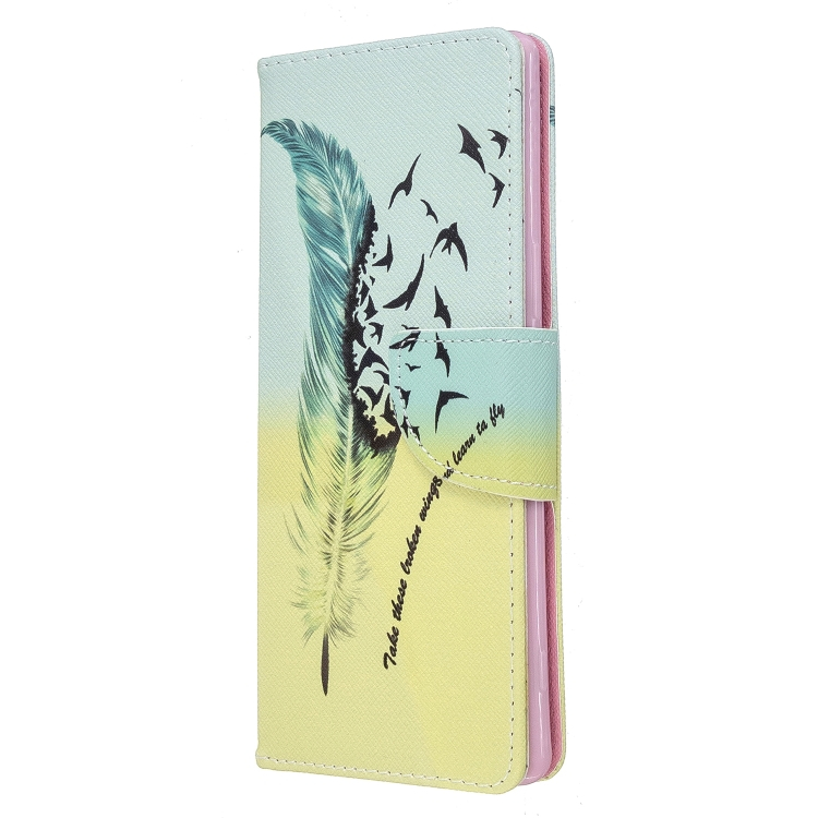 FORCELL ART Peňaženkový kryt Sony Xperia 5 FEATHER