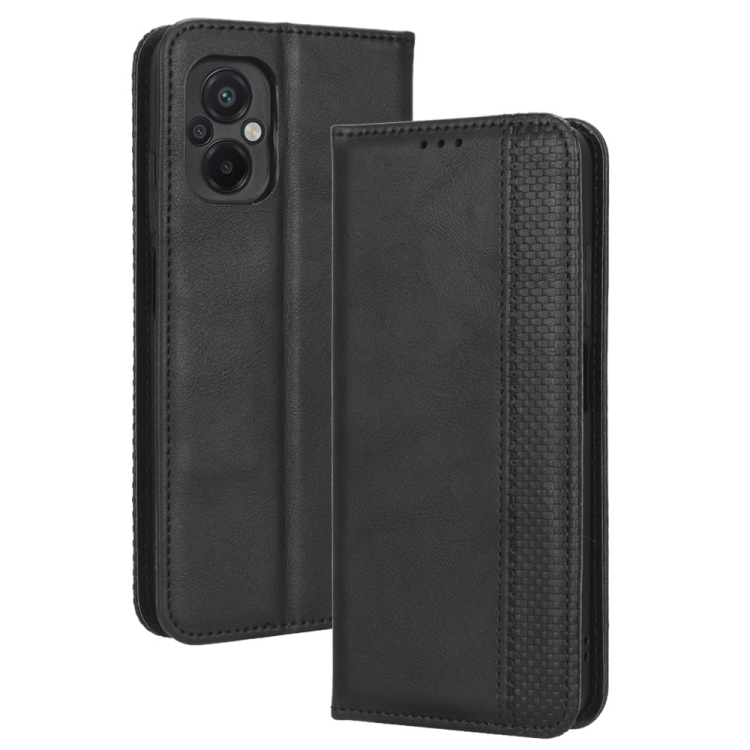 Levně BUSINESS Peněženkový kryt pro Xiaomi Poco M5 černý