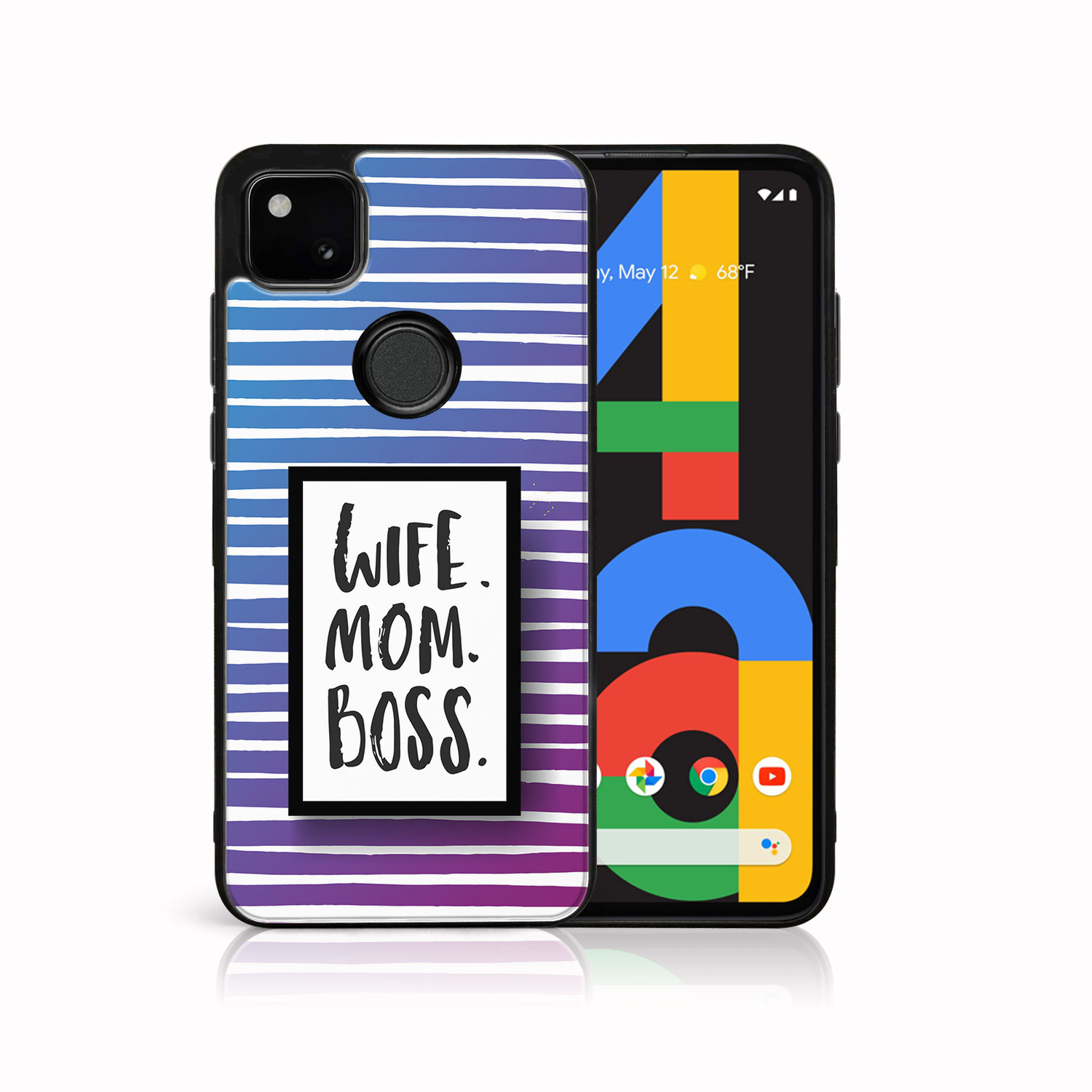 Levně MY ART Silikonový kryt Google Pixel 4a WIFE (001)