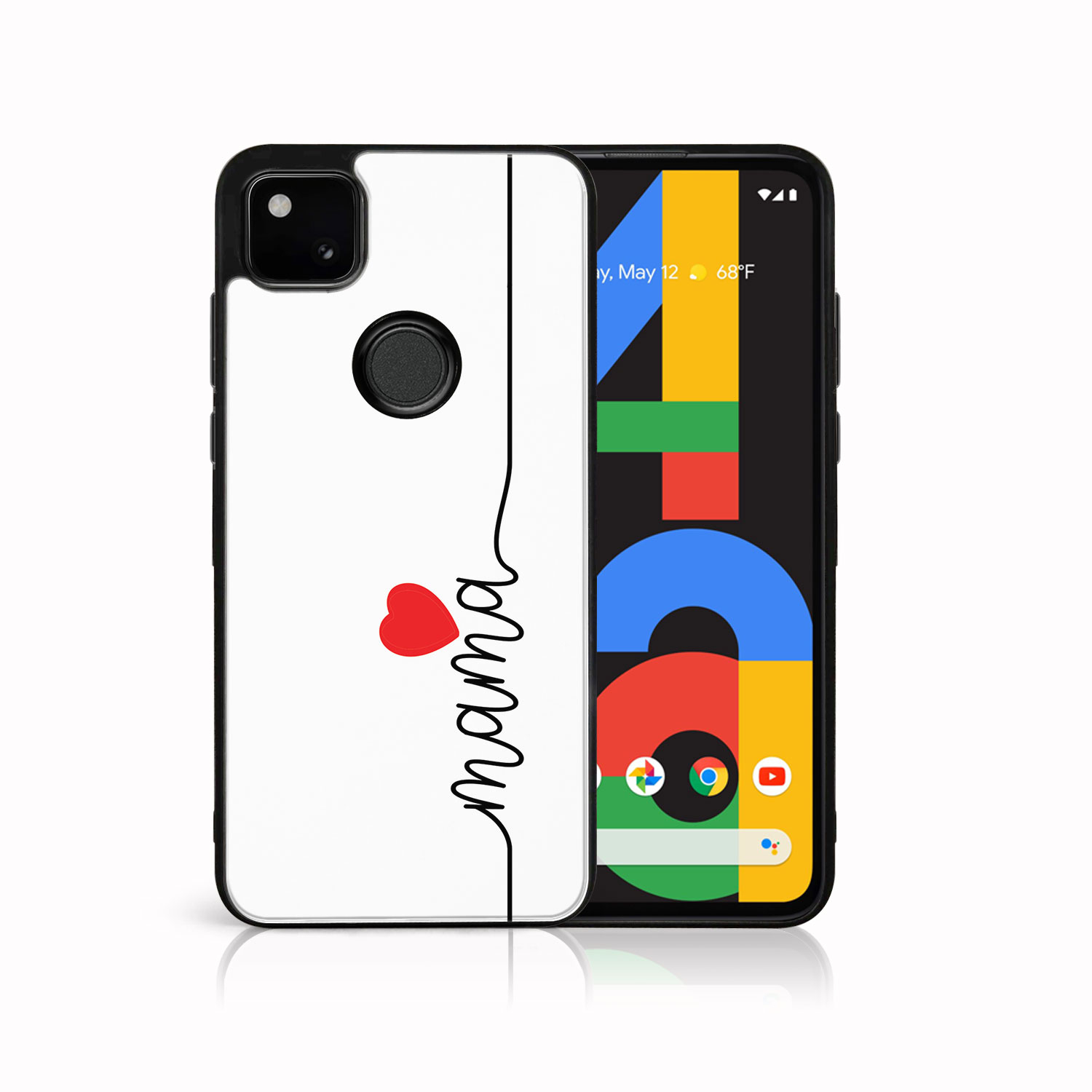 Levně MY ART Silikonový kryt Google Pixel 4a MAMA (002)