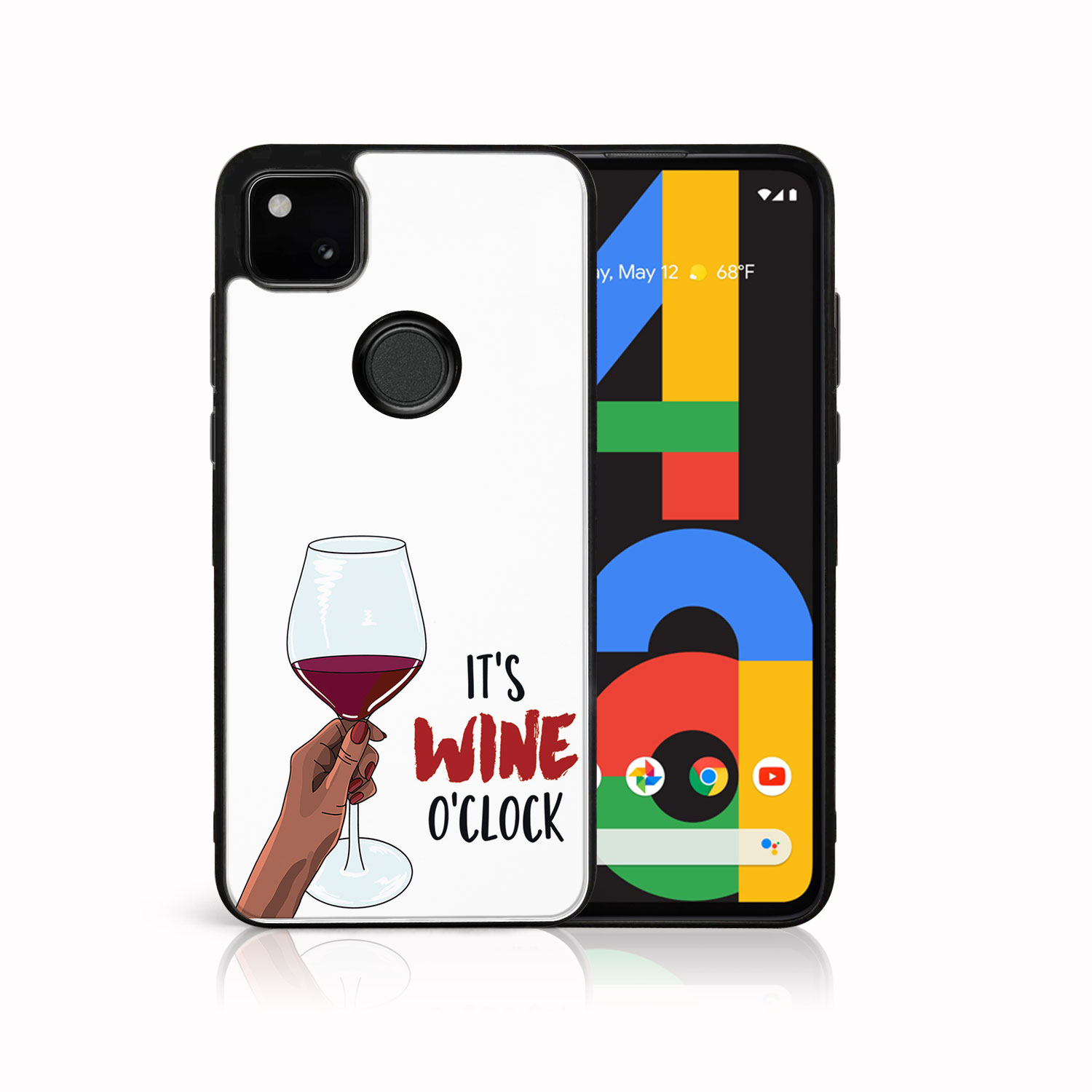Levně MY ART Silikonový kryt Google Pixel 4a WINE (007)