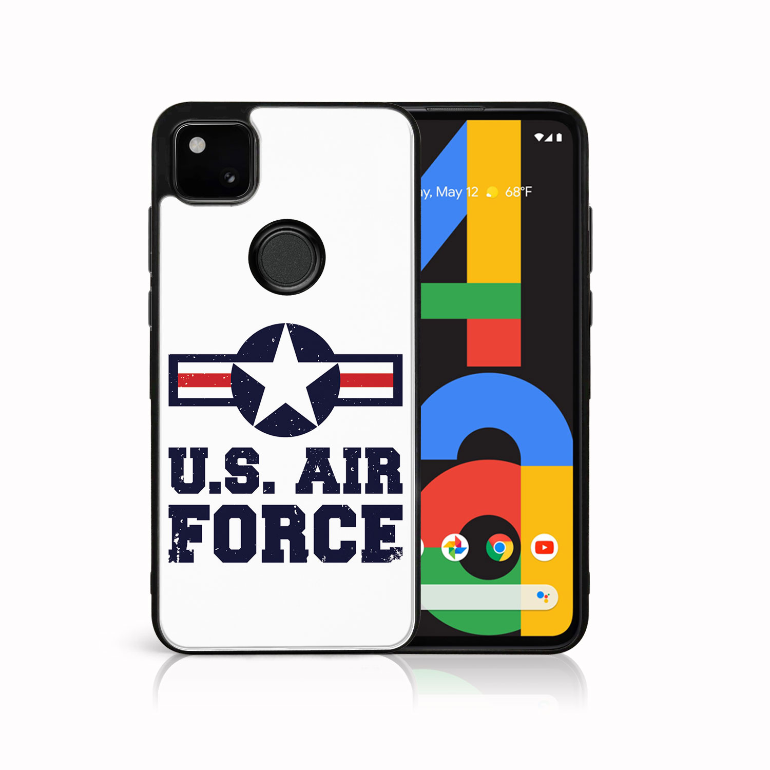Levně MY ART Silikonový kryt Google Pixel 4a AIR FORCE (023)