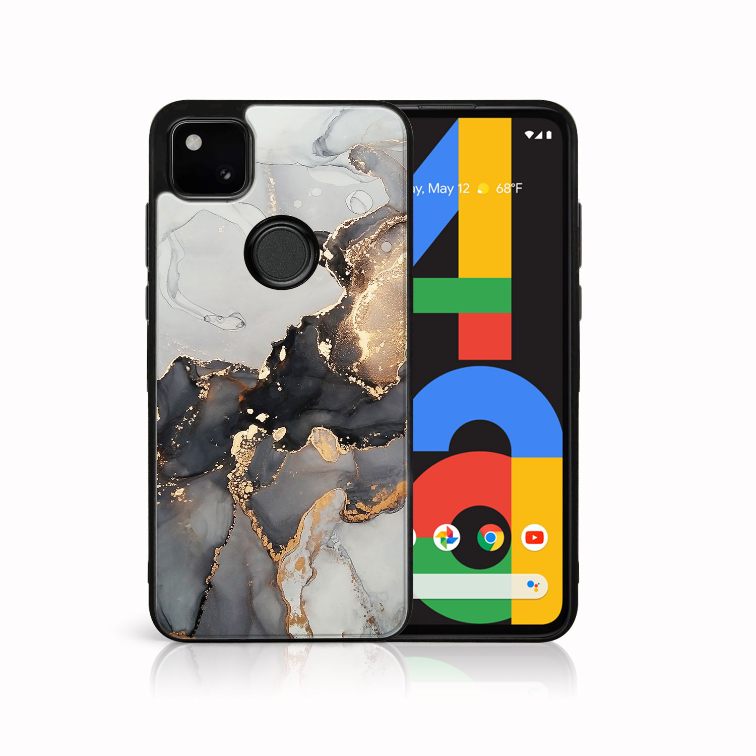 VSECHNONAMOBIL 39331
MY ART Silikonový kryt Google Pixel 4a GREY MARBLE (140)