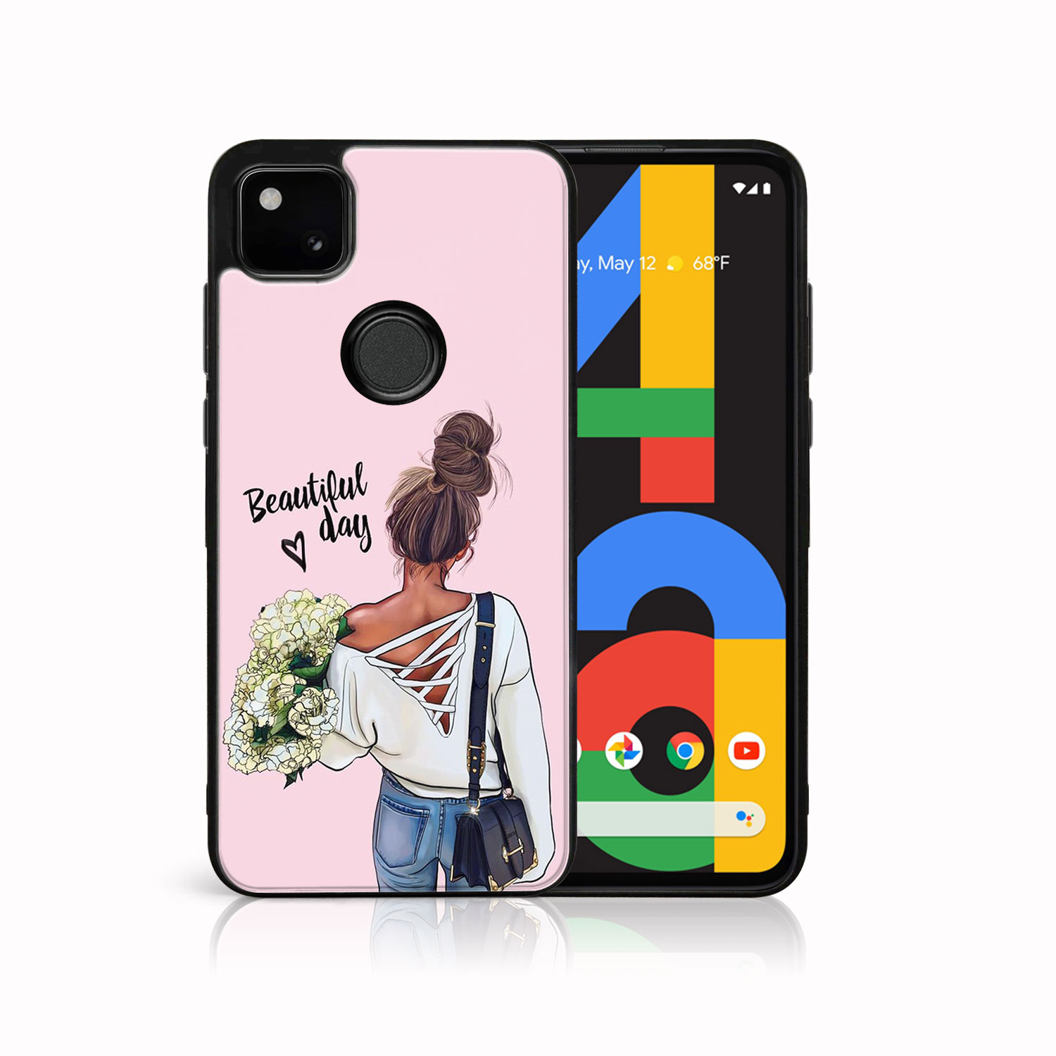 Levně MY ART Silikonový kryt Google Pixel 4a DAY (136)
