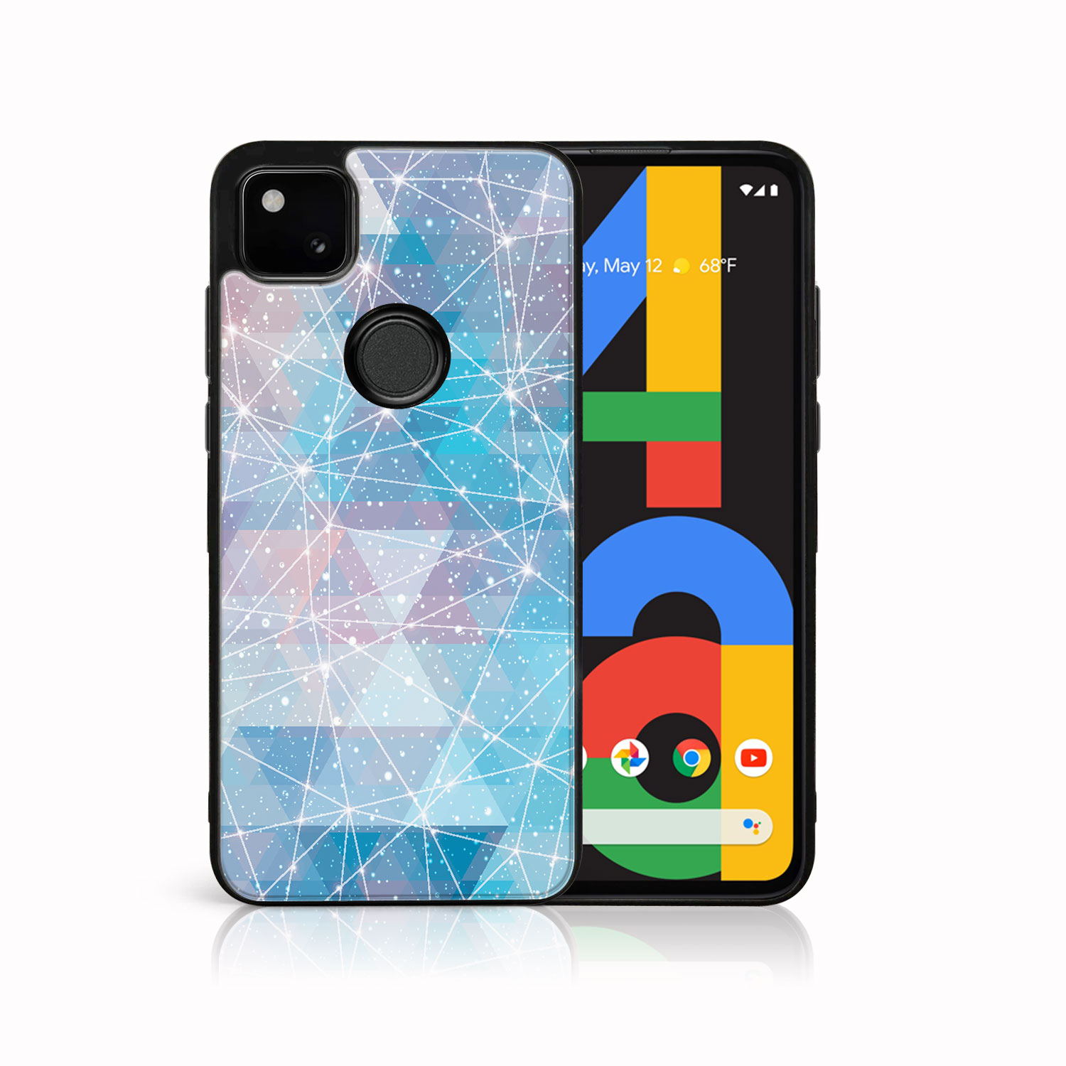 Levně MY ART Silikonový kryt Google Pixel 4a CONSTELLATIONS (059)