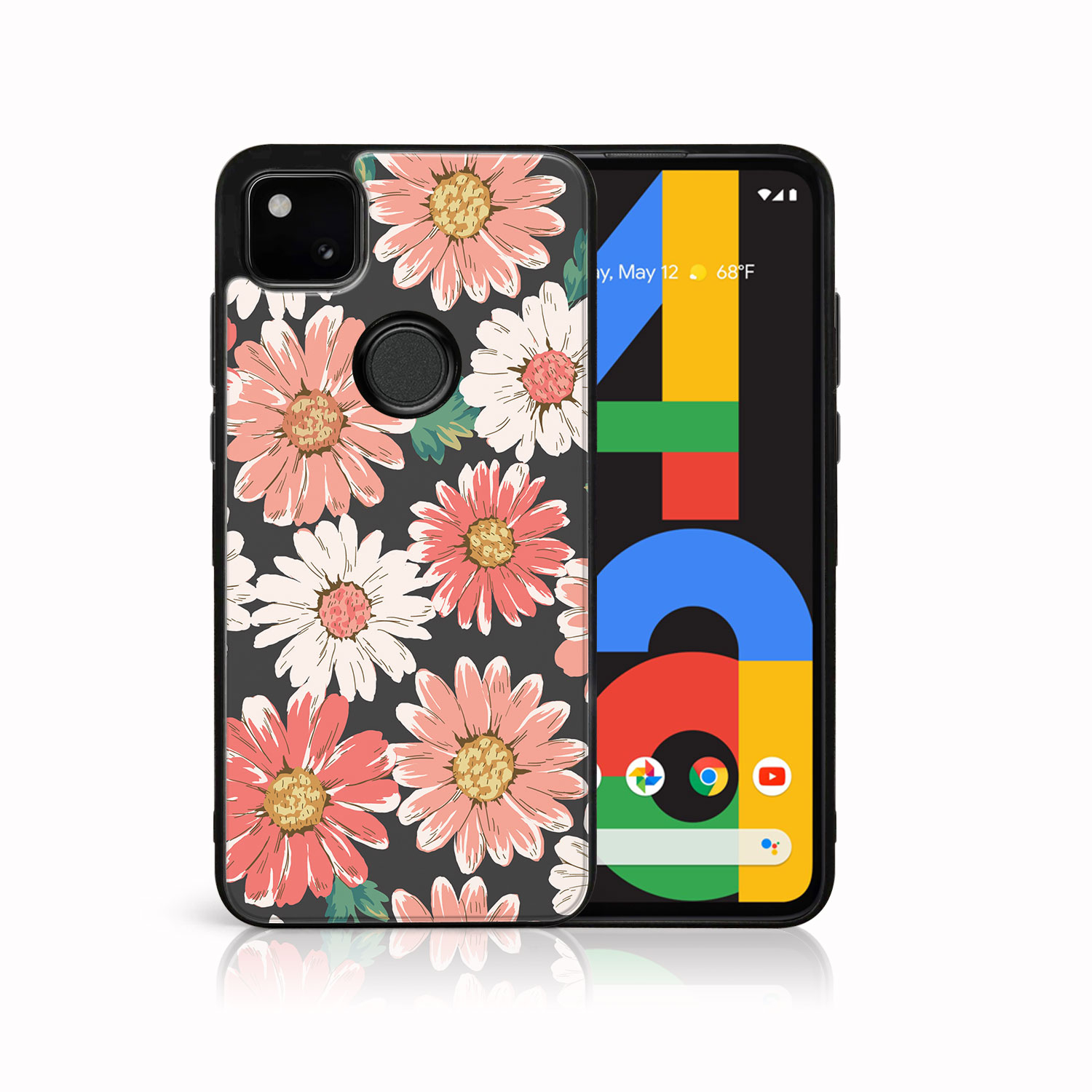 Levně MY ART Silikonový kryt Google Pixel 4a DAISY (161)