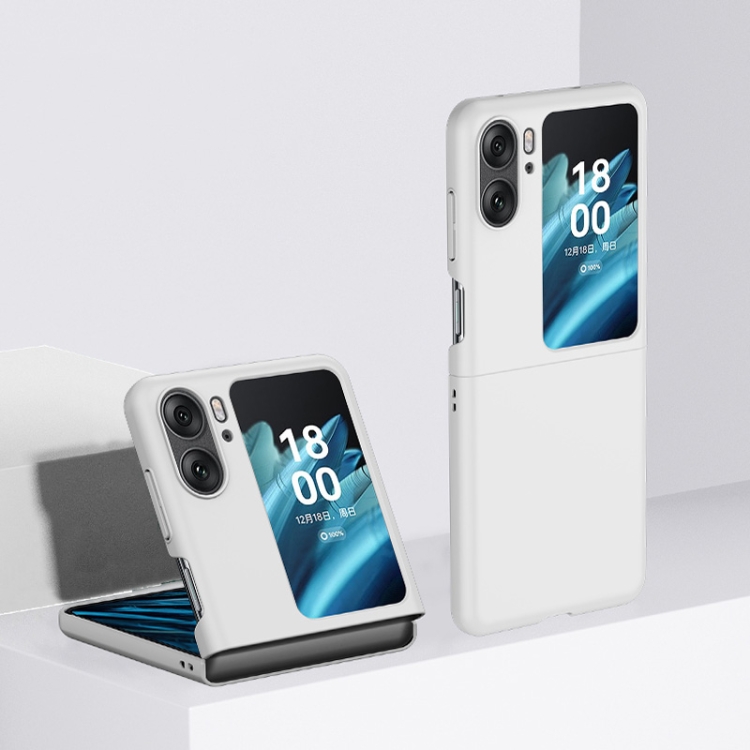PLASTIC Ochranný plastový kryt OPPO Find N2 Flip bílý