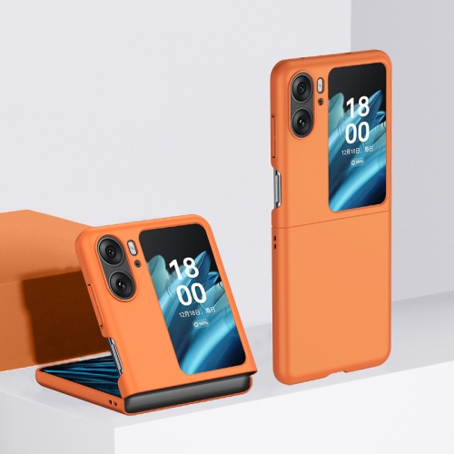 PLASTIC Ochranný plastový kryt OPPO Find N2 Flip oranžový