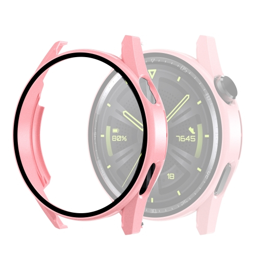 Plastový kryt s ochranným sklom pro Huawei Watch GT 3 42mm růžový