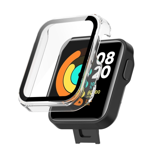 Plastový kryt s ochranným sklem pro Xiaomi Mi Watch Lite průhledný