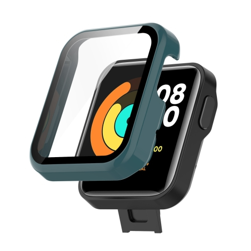 Plastový kryt s ochranným sklem pro Xiaomi Mi Watch Lite zelený