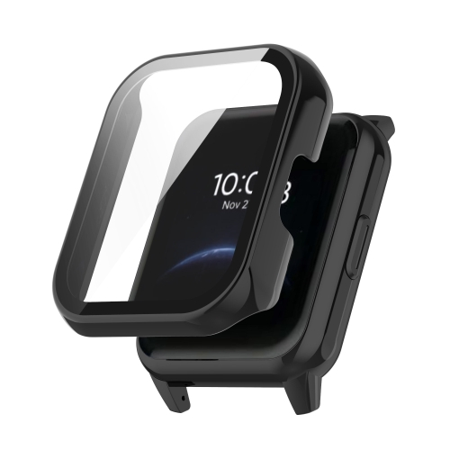 Levně Plastový kryt s ochrannou fólií pro Xiaomi Redmi Watch černý