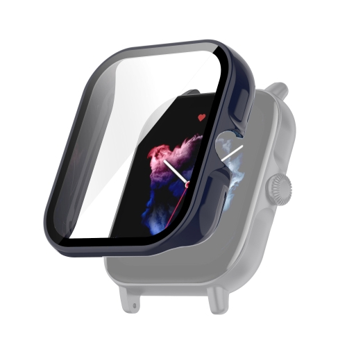 Plastový obal s ochranným sklem pro Xiaomi Amazfit GTS 3 modrý