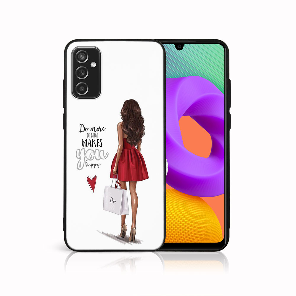 Levně MY ART Ochranný kryt Samsung Galaxy M52 5G -RED DRESS (137)