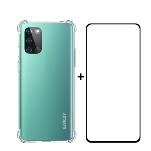 Levně ENKAY Průhledný obal + 3D sklo OnePlus 8T