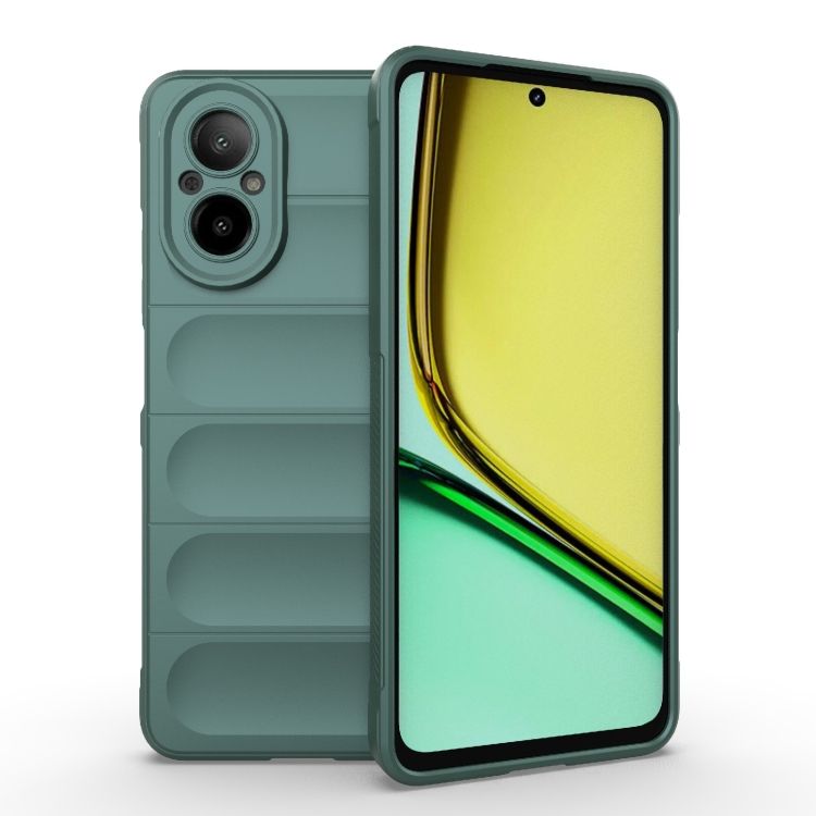 Levně STEPS Ochranný kryt pro Realme C67 zelený