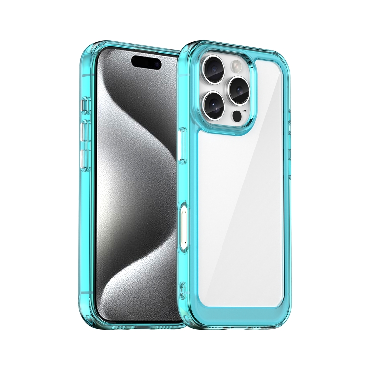 Levně CRYSTAL Ochranný kryt pro Apple iPhone 16 Pro tyrkysový