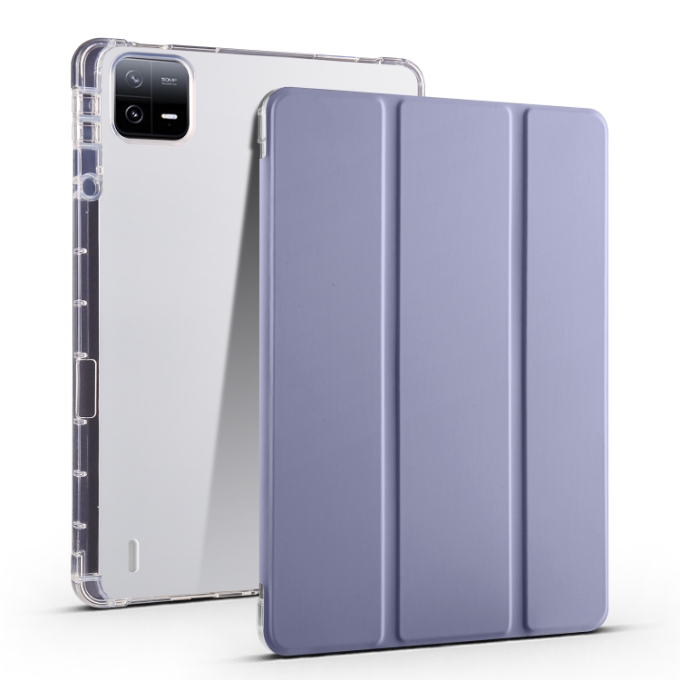 Levně CRYSTAL Zaklápěcí pouzdro Xiaomi Pad 6S Pro světle fialové