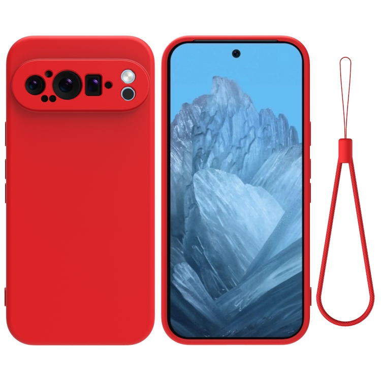 Levně RUBBER Ochranný obal pro Google Pixel 9 Pro červený
