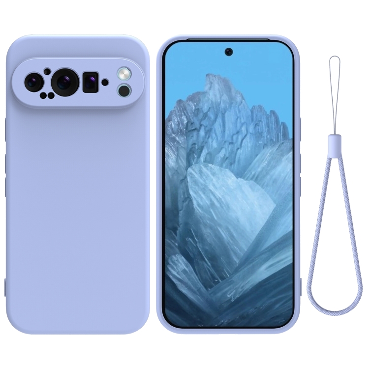 Levně RUBBER Ochranný kryt pro Google Pixel 9 Pro XL fialový