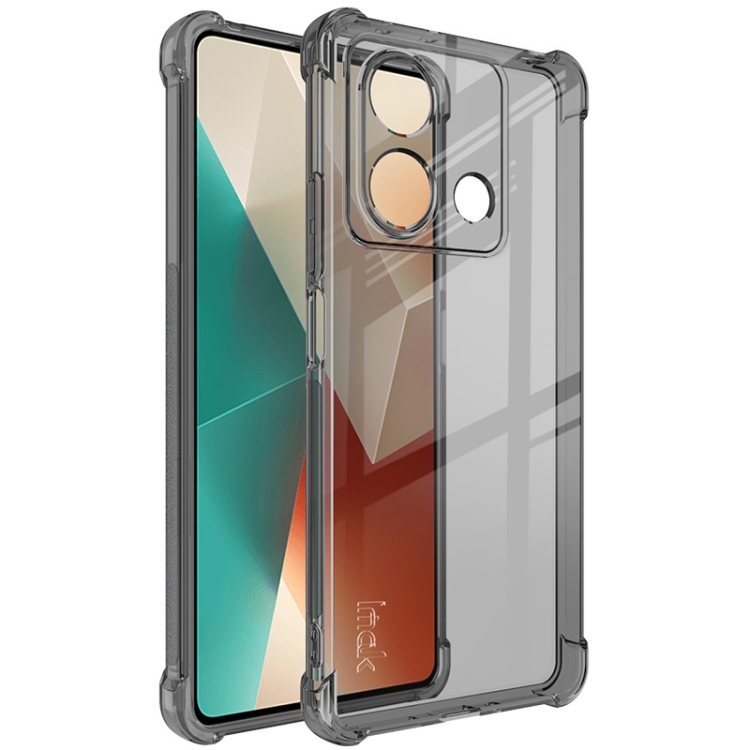 Levně IMAK Ochranný silikonový obal pro Xiaomi Redmi Note 13 5G černý