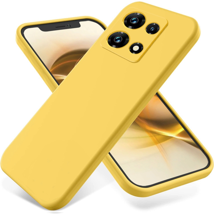 Levně RUBBER Ochranný kryt pro Infinix Note 30 Pro žlutý