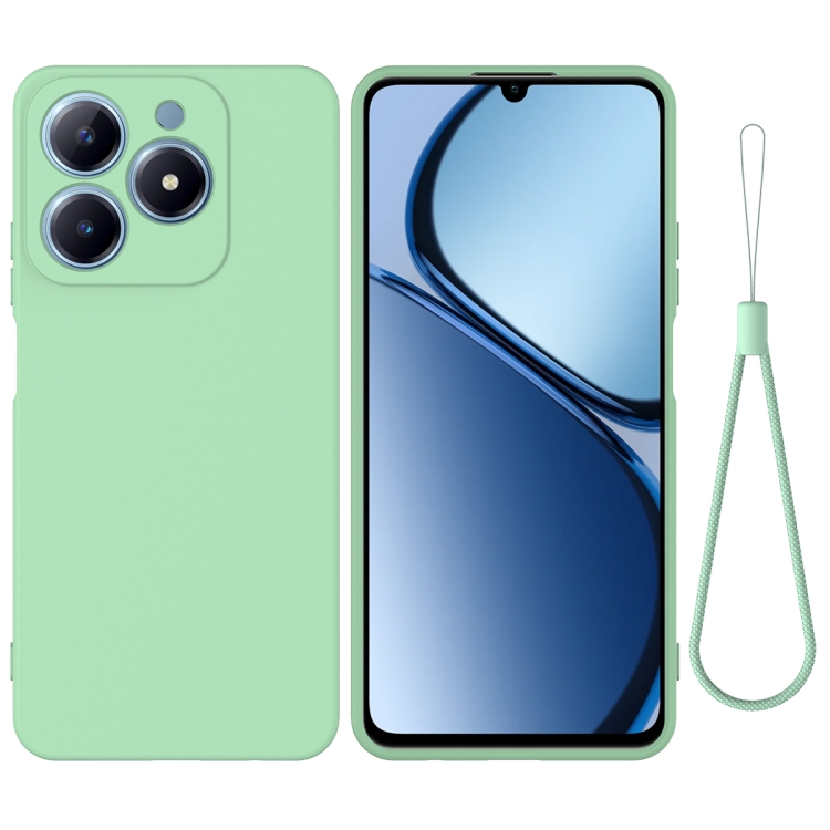 Levně RUBBER Ochranný obal pro Realme C63 zelený