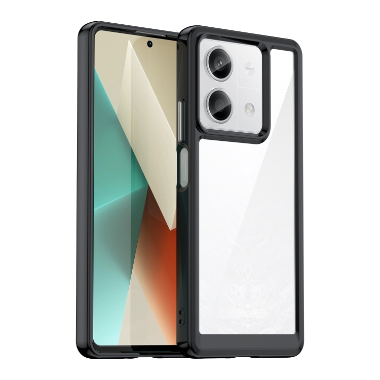 Levně CRYSTAL Ochranný kryt pro Xiaomi Redmi Note 13 5G černý