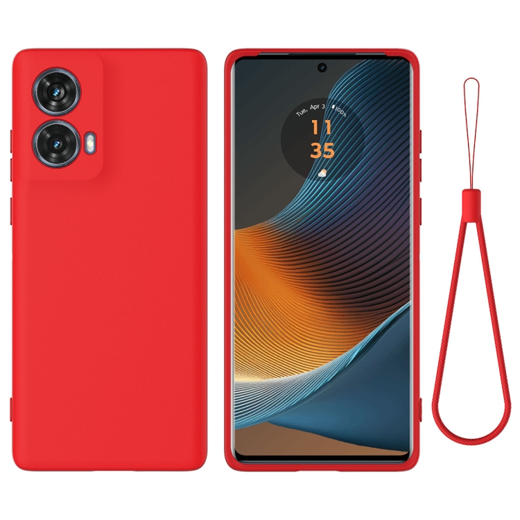 Levně RUBBER Ochranný obal pro Motorola Moto G85 5G červený