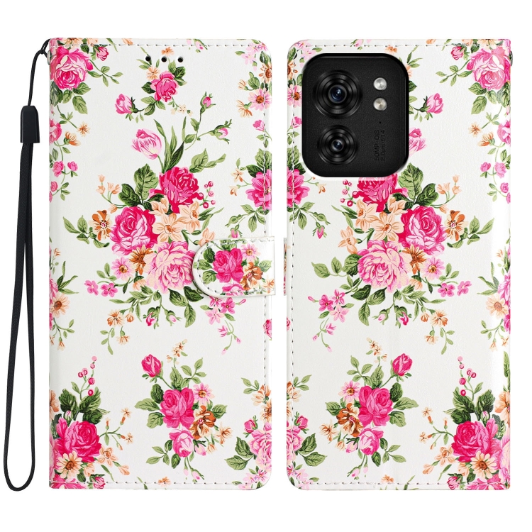 ART Peněženkový kryt pro Motorola Edge 40 ROSES