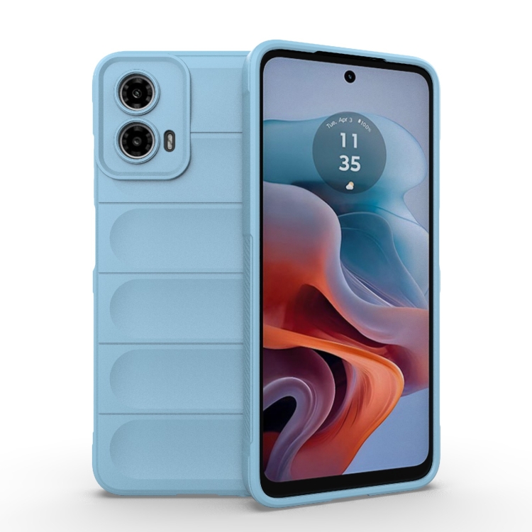 STEPS Ochranný kryt pro Motorola Moto G34 5G světle modrý