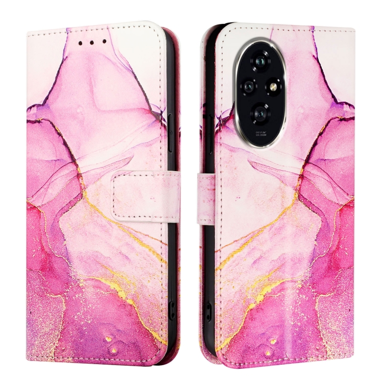 Levně ART MARBLE Peněženkový kryt pro Honor 200 Pro PINK