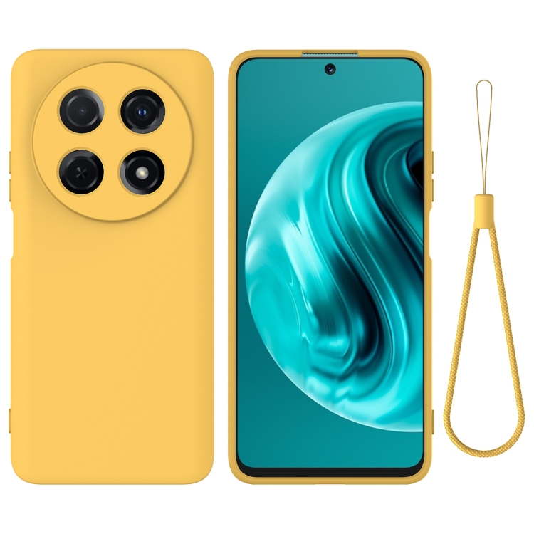 Levně RUBBER Ochranný obal pro Huawei Nova 12i žlutý