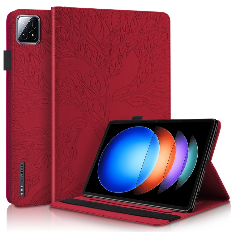 Levně ART TREE Zaklápěcí pouzdro pro Xiaomi Pad 6S Pro červené