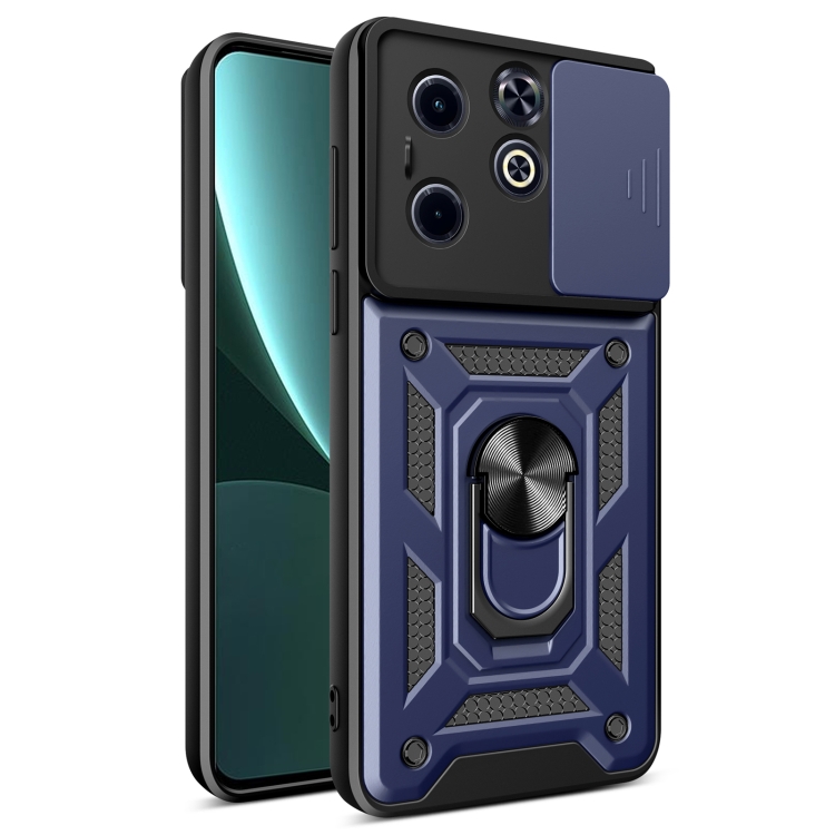 RING CAMERA Kryt s držákem pro Infinix Hot 40i modrý