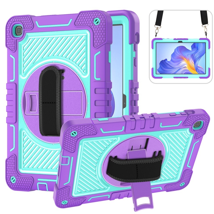 Levně SOLID Odolný kryt pro Honor Pad X8 fialový-mentolový