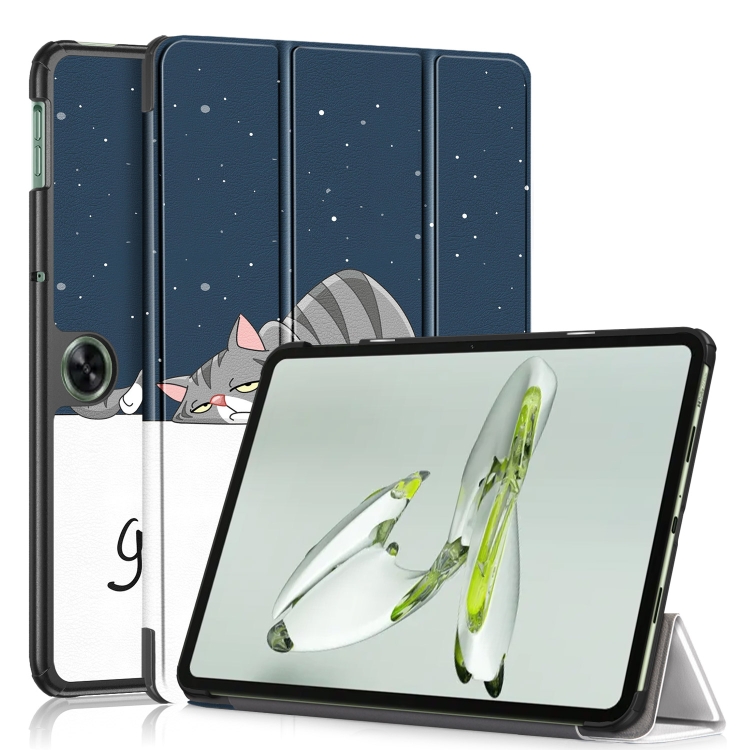 Levně ART Zaklápěcí pouzdro pro OnePlus Pad Go LAZY CAT
