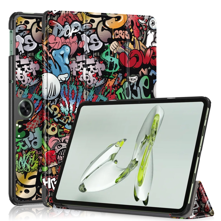 Levně ART Zaklápěcí pouzdro pro OnePlus Pad Go GRAFFITI