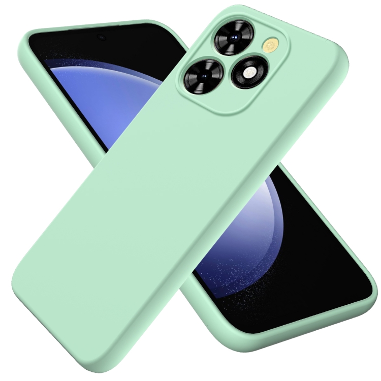 Levně RUBBER Ochranný kryt pre Tecno Spark 20 Pro zelený