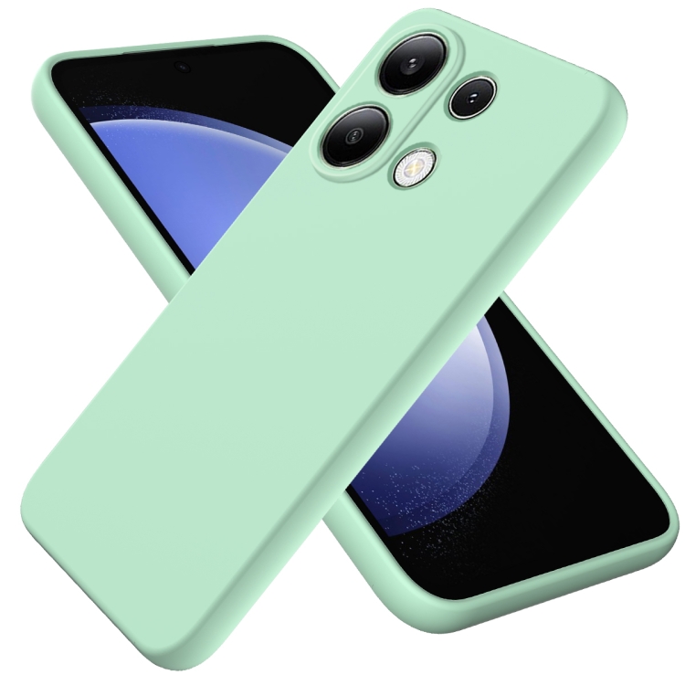Levně RUBBER Ochranný kryt pre Xiaomi Redmi Note 13 Pro / Poco M6 Pro zelený