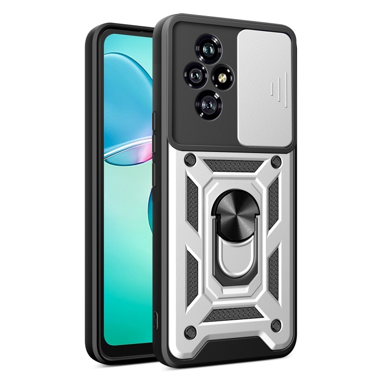 Levně RING CAMERA Kryt s držákem pro Honor 200 stříbrný