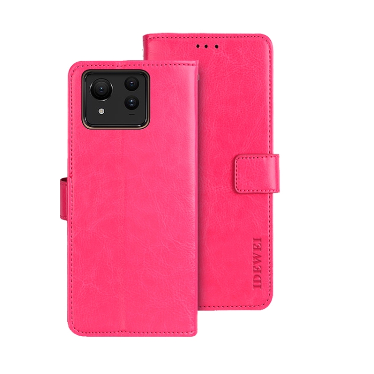 IDEWEI Peněženkový kryt Asus Zenfone 11 Ultra růžový