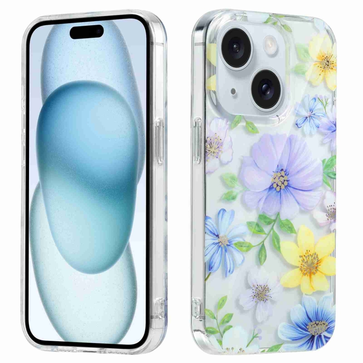 BLOOM Ochranný kryt pro Apple iPhone 15 YELLOW FLOWER S