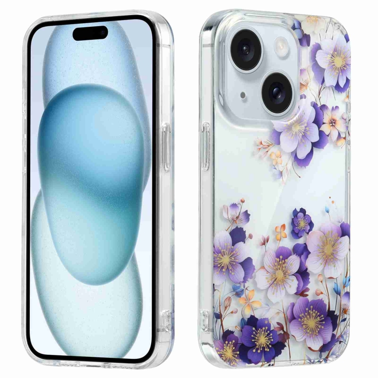 Levně BLOOM Ochranný kryt pro Apple iPhone 15 Plus PURPLE